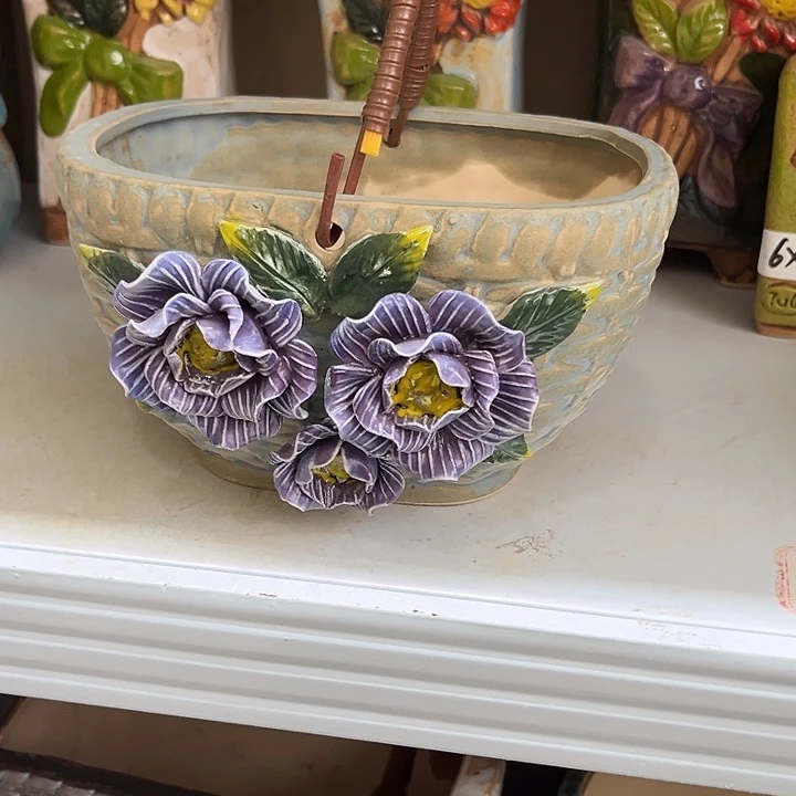 紫砂花盆粗陶材质多肉花盆孤品