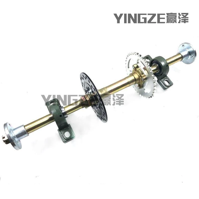 改装GO-KART三轮四轮卡丁车配件后轴后桥61-65-71-74-80cm后轴