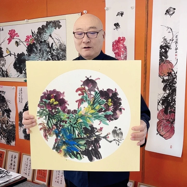 国画张圣敏先生纯手绘作品