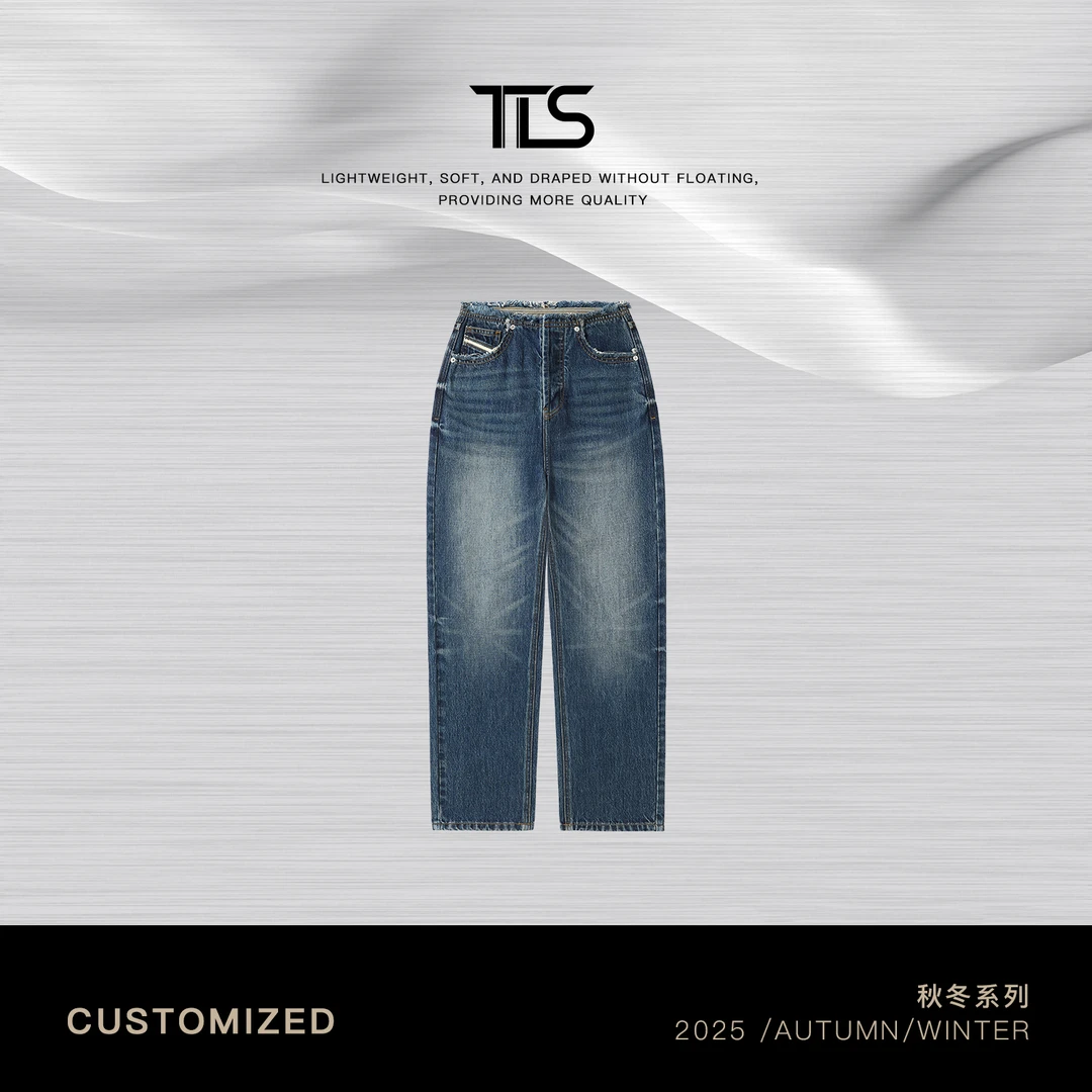 TT【猫须裤】土耳其进口100%棉重工洗水复古显瘦牛仔裤TT-CK5060