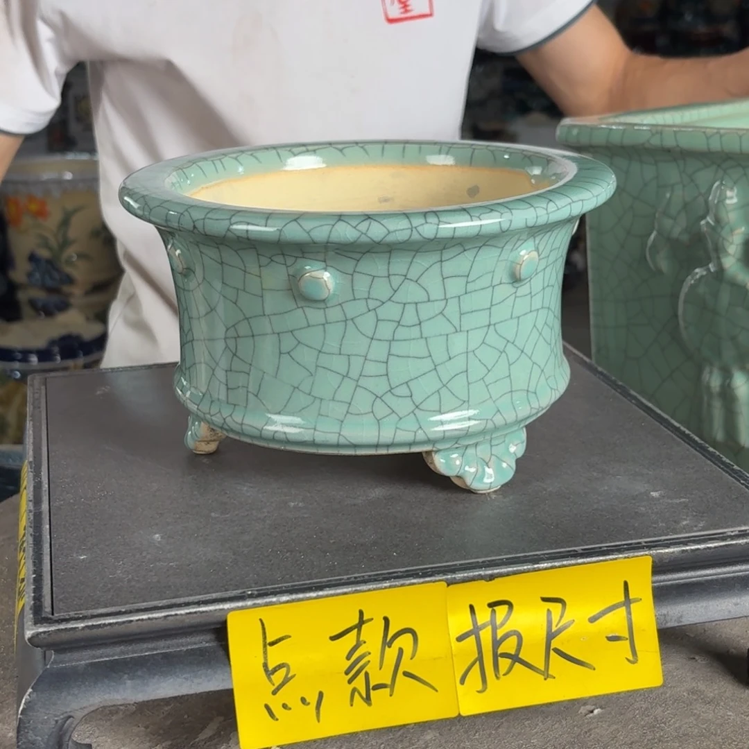 一风堂石湾花盆 内17*9