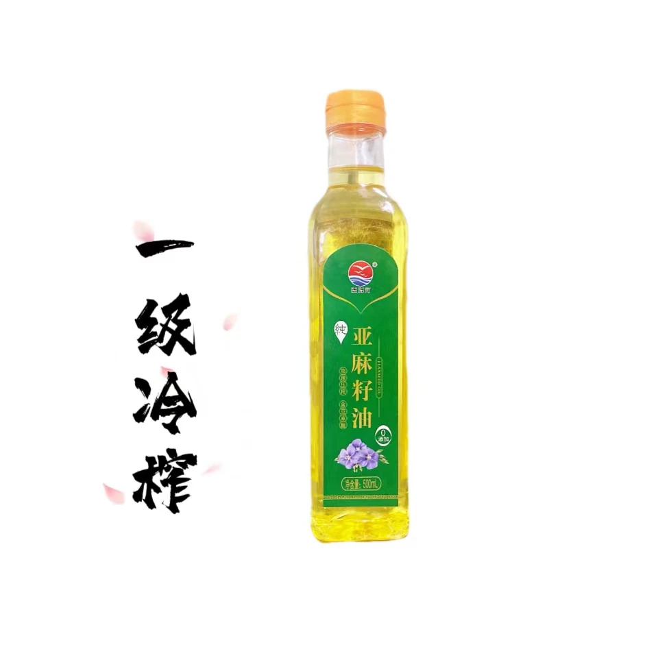 石门峪一级冷榨亚麻籽油京东快递包邮工厂直发