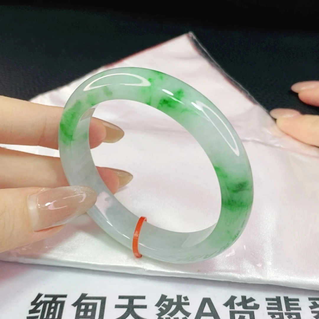 未镶嵌手镯翡翠54.5正圈