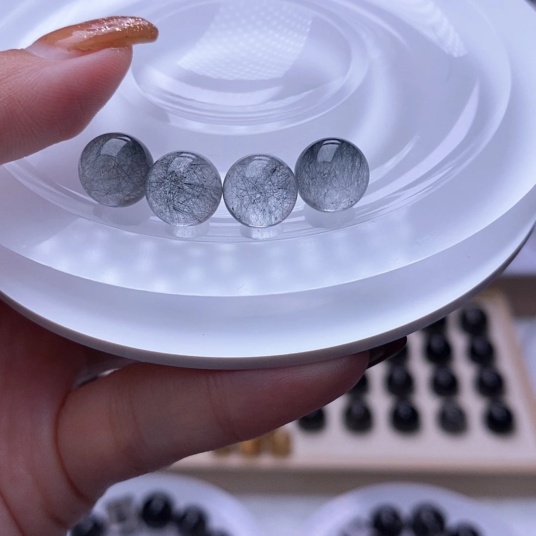 水晶天然水晶定制打孔不退不换未镶嵌