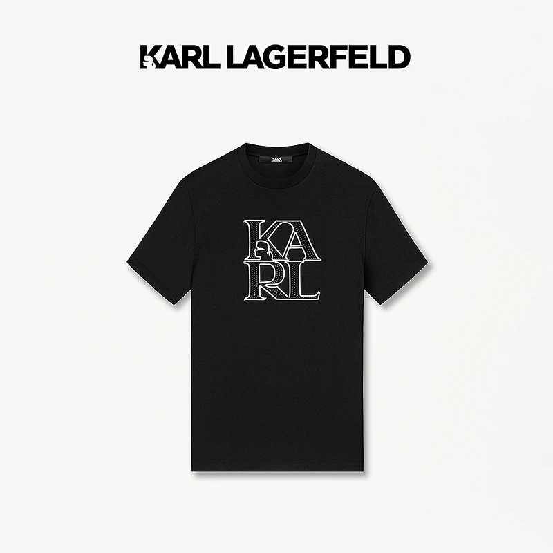 【臻享男装】KARL LAGERFELD卡尔拉格斐夏季T恤老佛爷1K1E30602188
