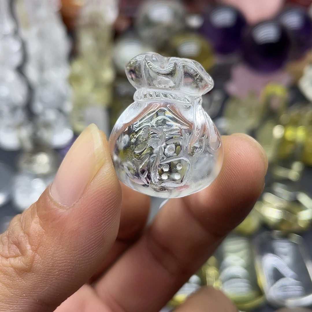 水晶颈饰未镶嵌挂件