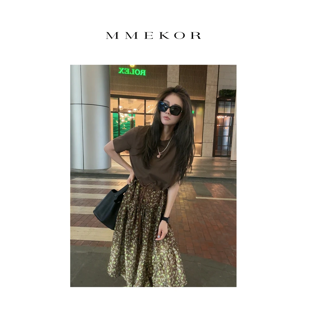 MMEKOR“云上牧歌”连衣裙  2025新款末日美拉德风时髦裙子 67382