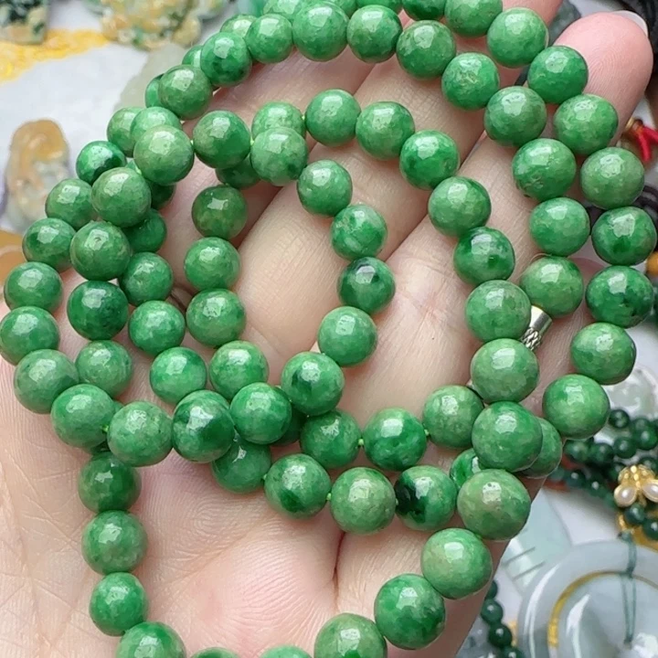 翡翠未镶嵌颈饰天然A货61
