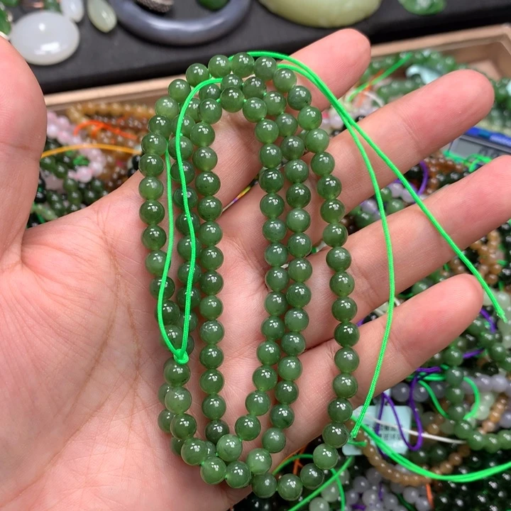 和田玉未镶嵌手链90