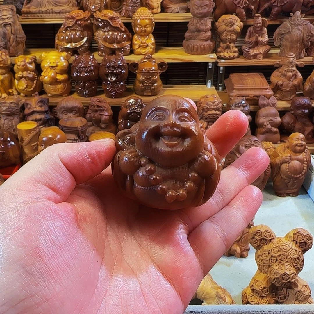 胜***）柏木（崖柏）崖柏陈化老料弥勒佛