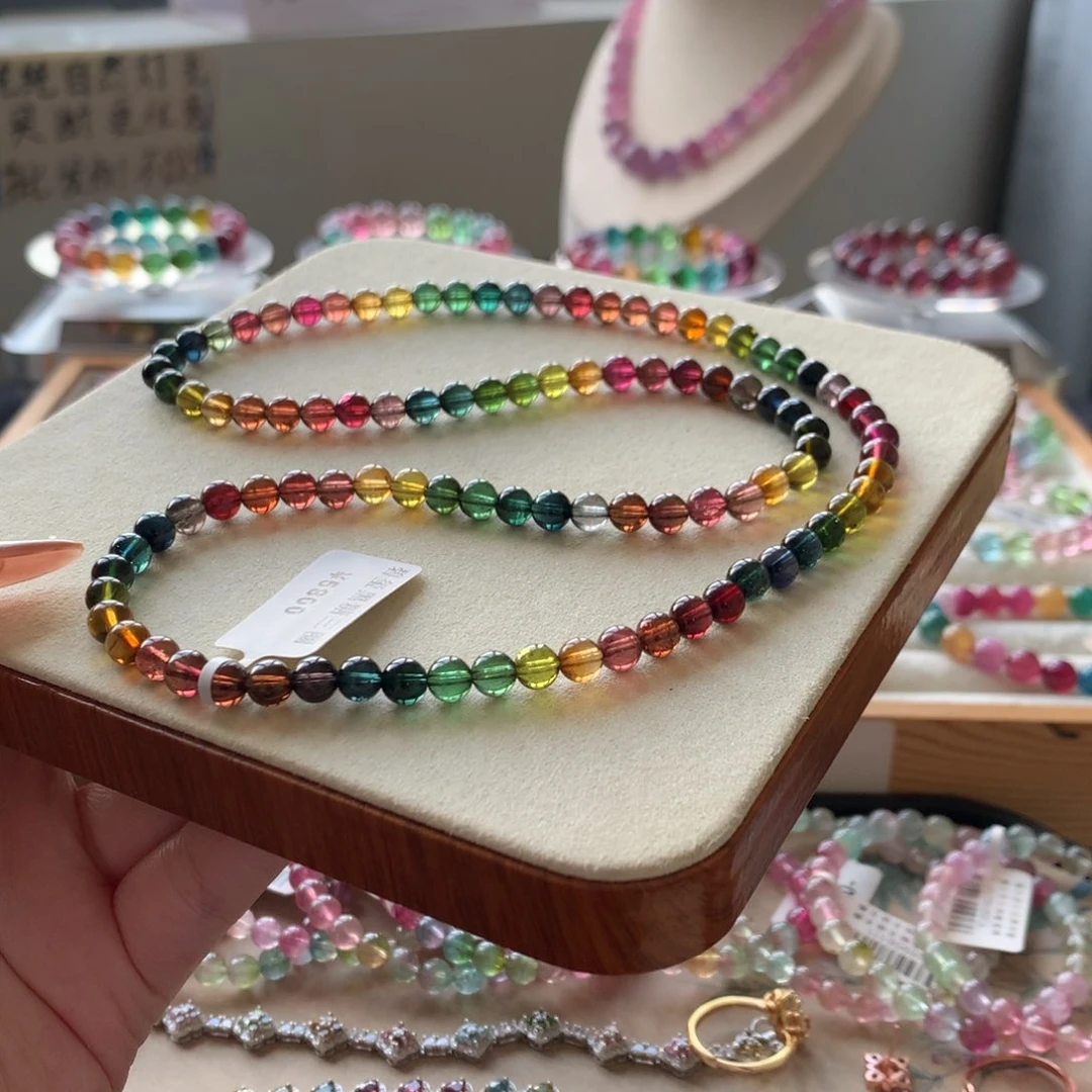 未镶嵌手链碧玺碧玺
