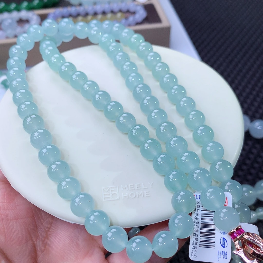 未镶嵌手串翡翠翡翠卡8.8