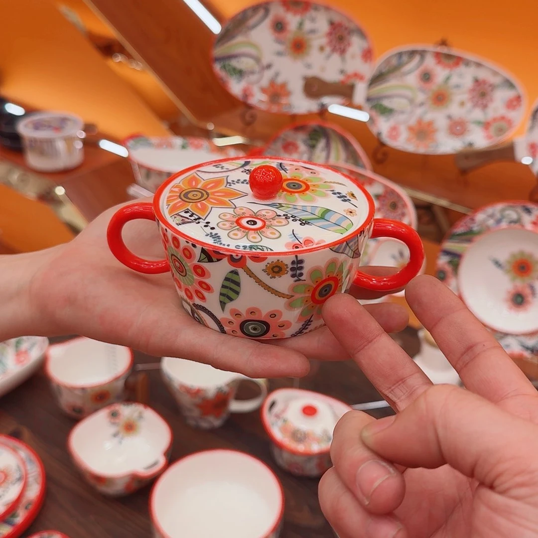 罐景德镇陶瓷手工碗