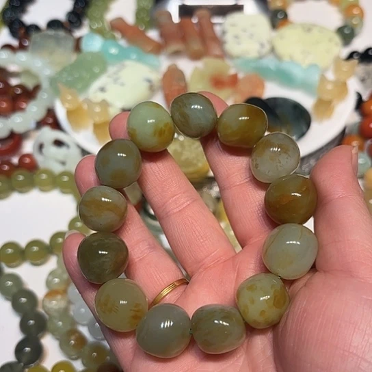 蛇纹石玉未镶嵌手串