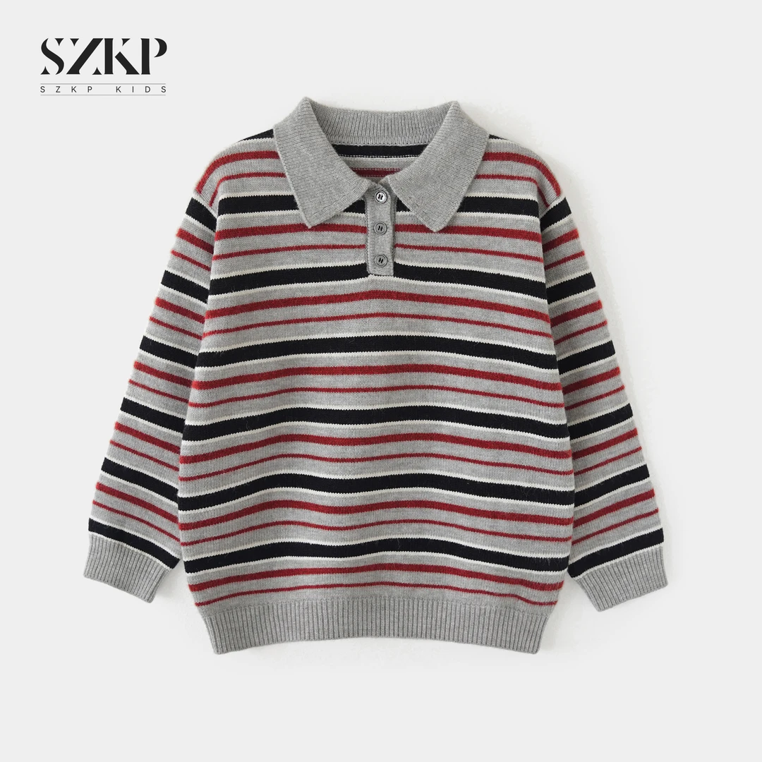 SZKP冬季新款女童装休闲上衣中大童时尚洋气儿童毛衣MFYD552809