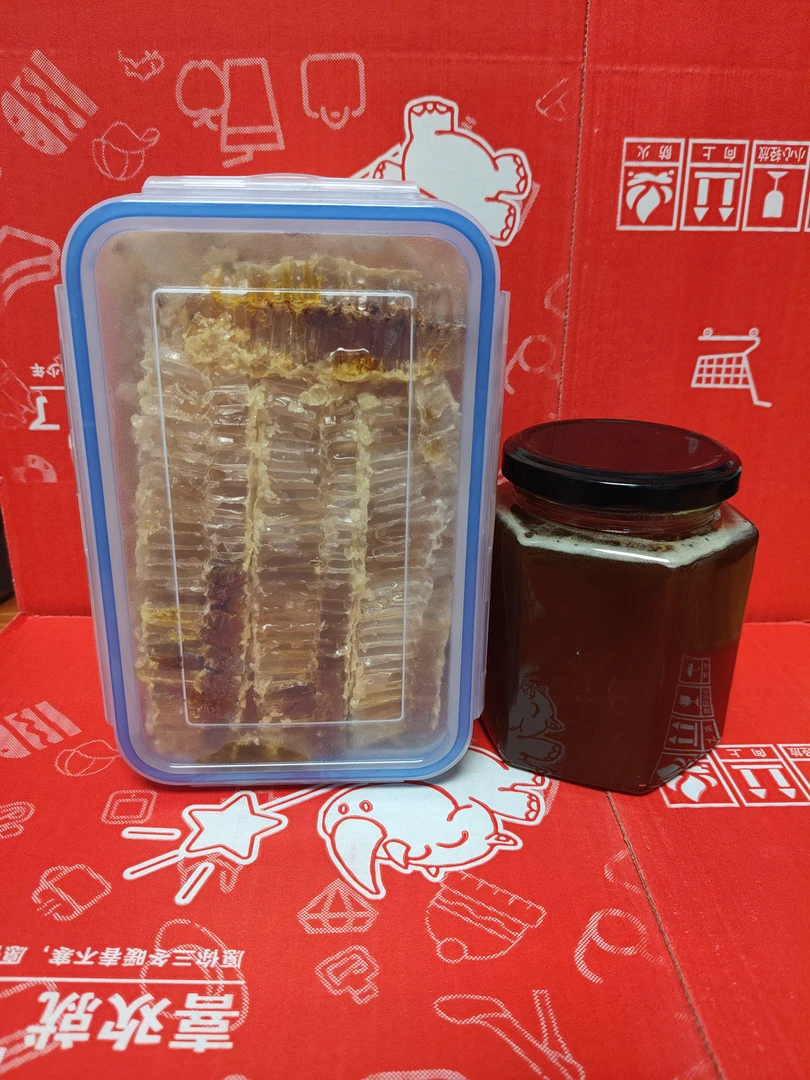 【组合装】蜂蜜+蜂巢蜜组合庐山西海中华蜂蜜纯正宗农家土蜂蜜