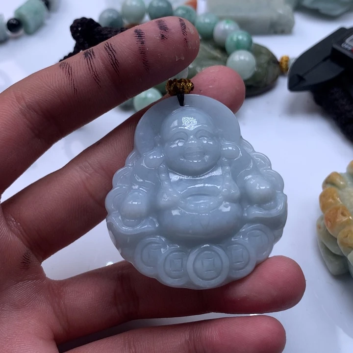 颈饰未镶嵌翡翠保真天然a货翡翠