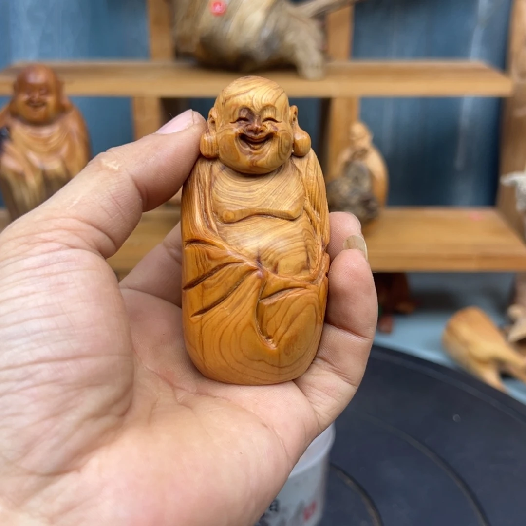 木江****头崖柏木摆件手把件