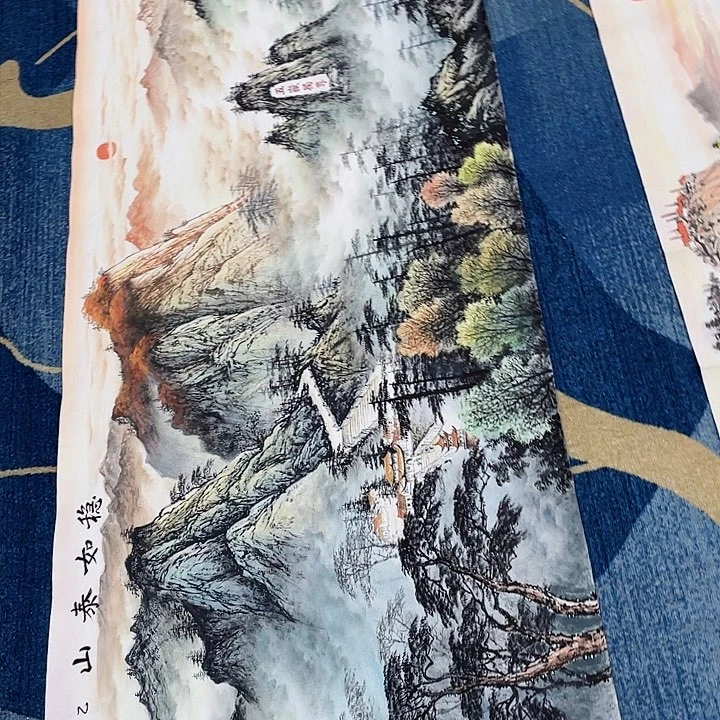 国画闲**事绘画作品黄喜三画芯