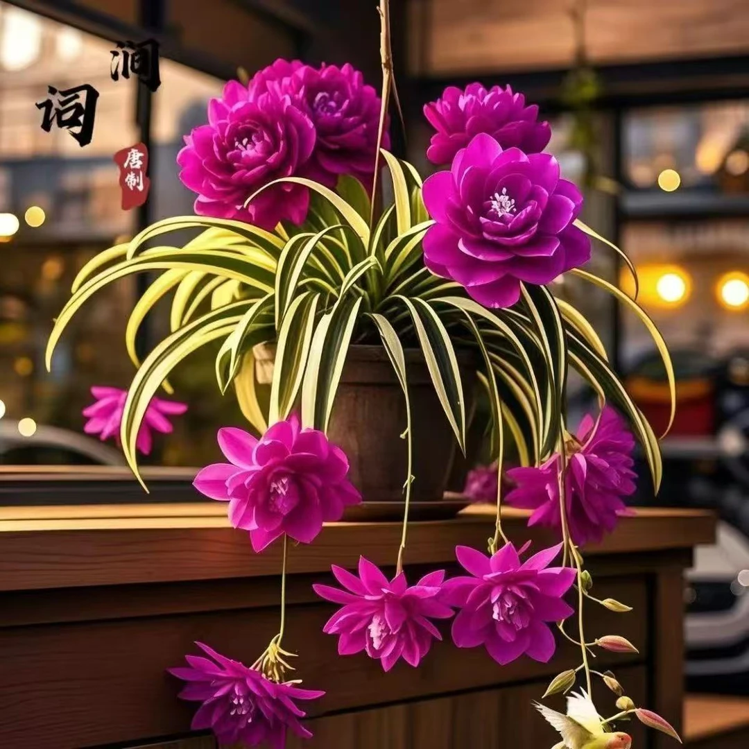 【驱蚊虫】新品耐寒浓香型大花型吊兰花种球新手好养活开花盆栽花卉