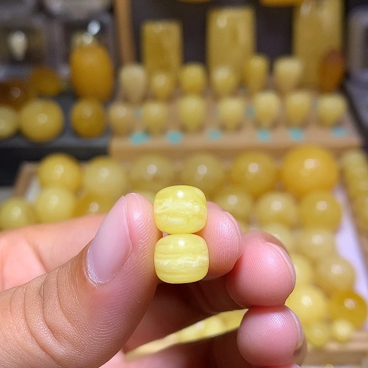 裸石蜜蜡未镶嵌天然俄料白花蜜蜡虎皮老型9.2