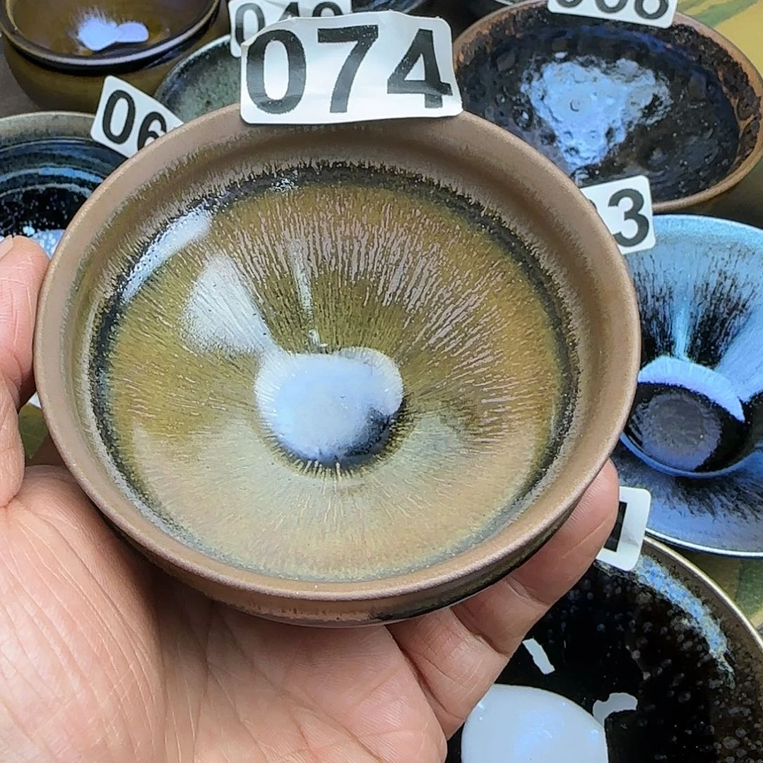 茶盏建阳建盏龙窑柴烧主人杯