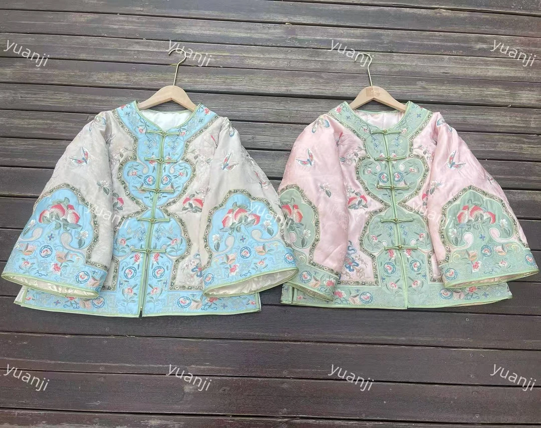 【格格对襟棉服】新中式棉服中国风重工满绣轻奢时尚设计师款