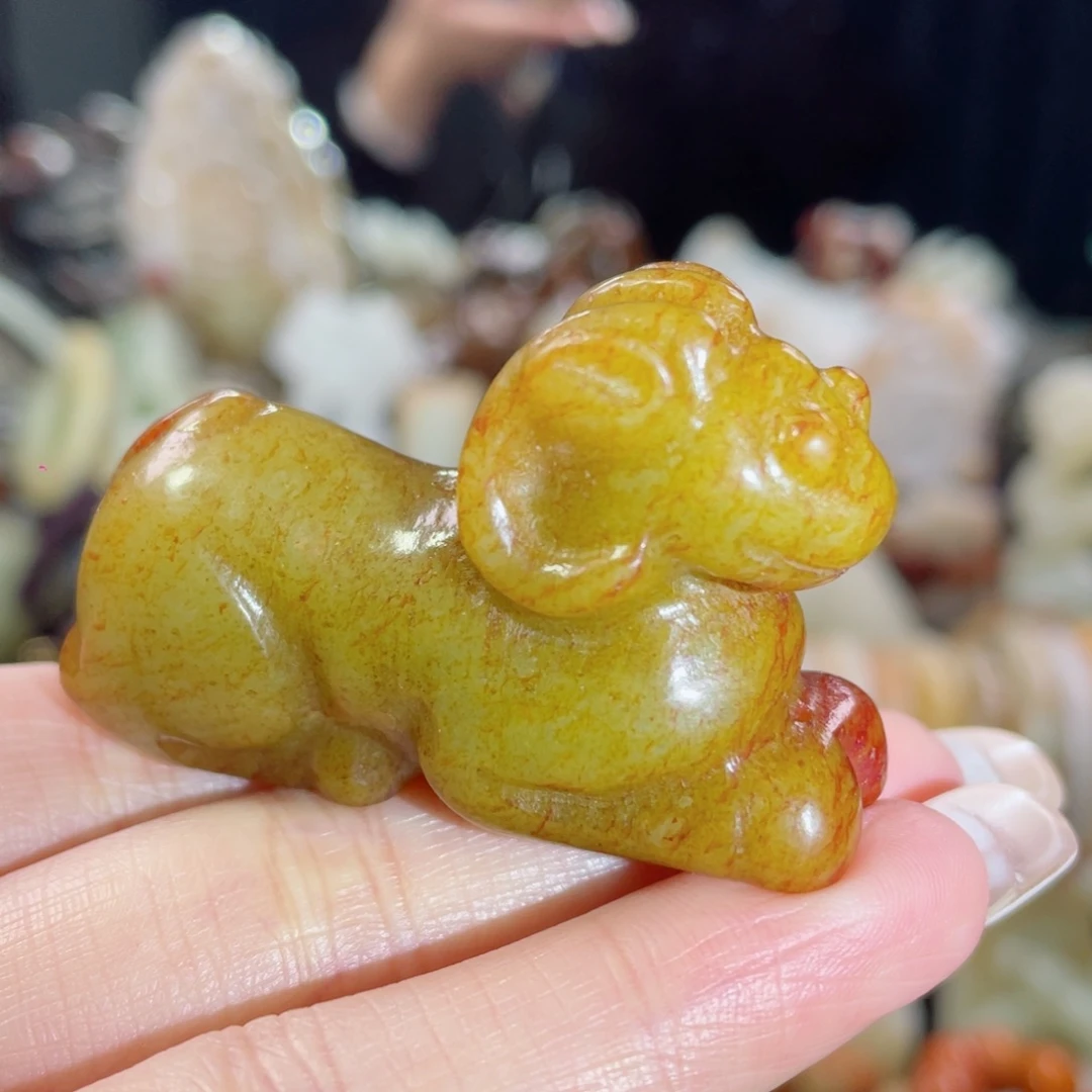 和田玉未镶嵌挂件34