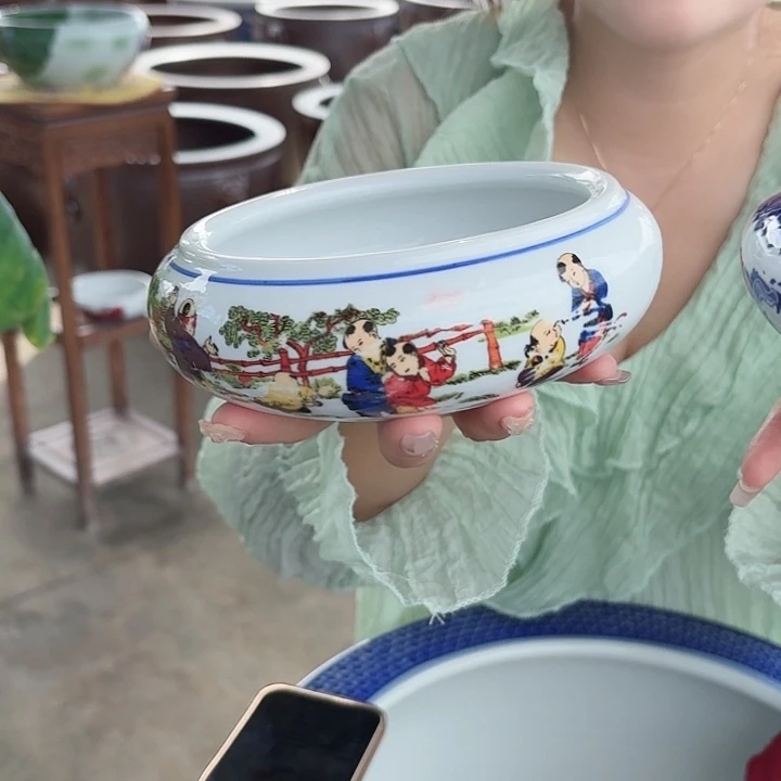 瓷片直径16厘米高5……