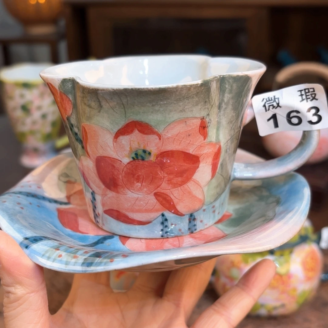 景德镇手绘高温釉下彩陶瓷茶具
