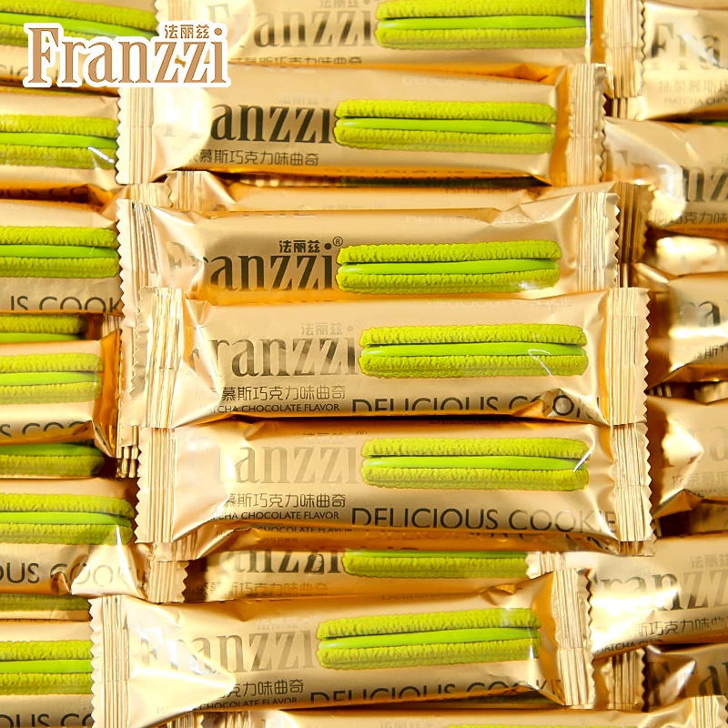 法丽兹夹心曲奇饼干抹茶巧克力结婚喜饼下午茶办公室点心零食