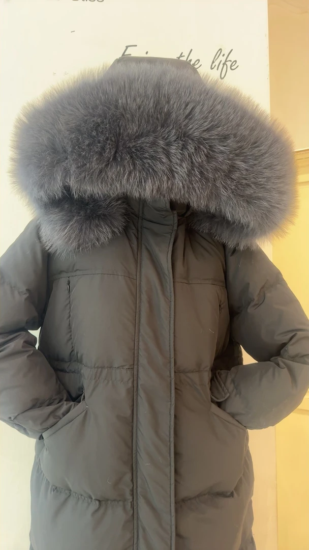 ENJOY'ME【门店同款】ENJOY冬季冬日大毛领长款外套159949761