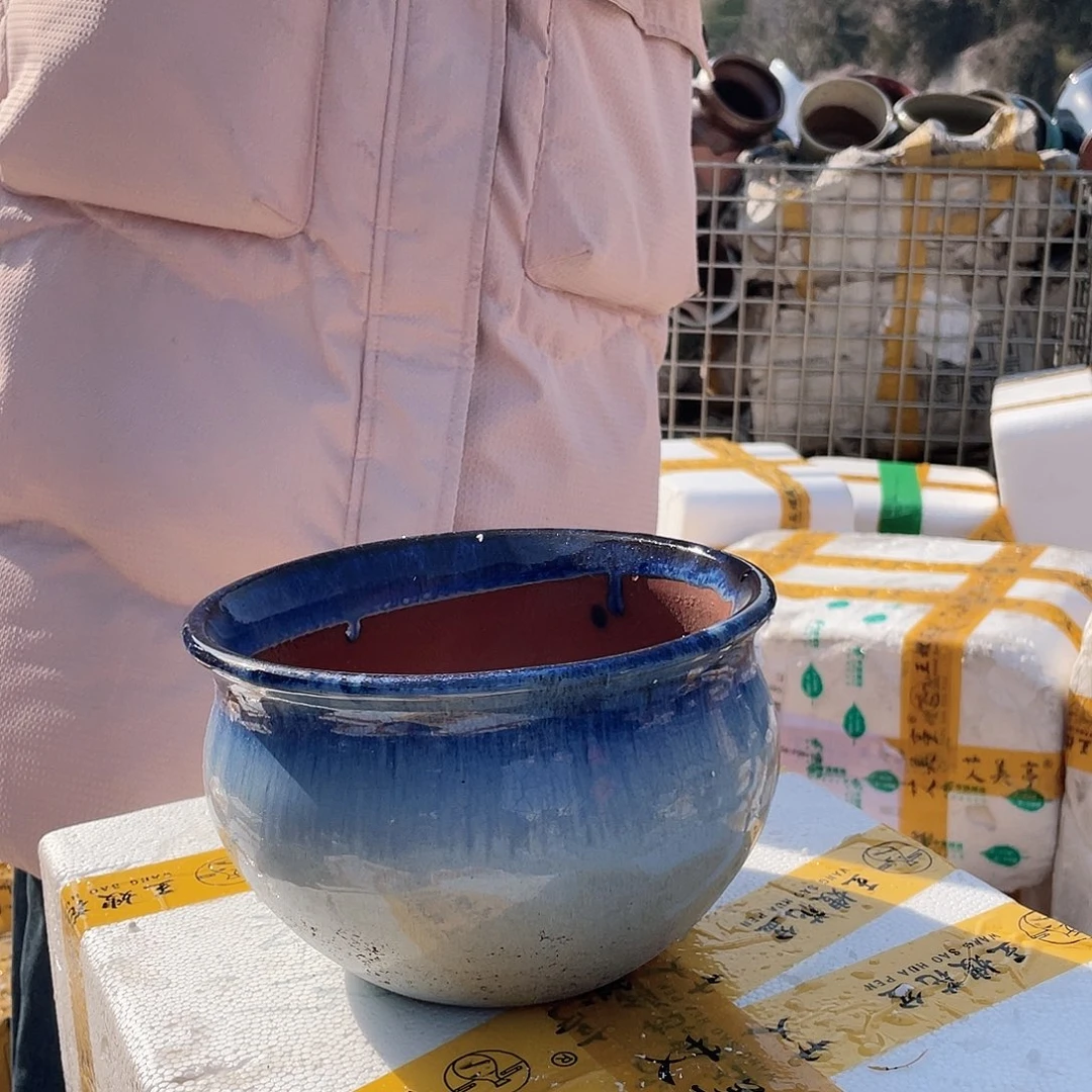 红陶王嫂花盆0216-881