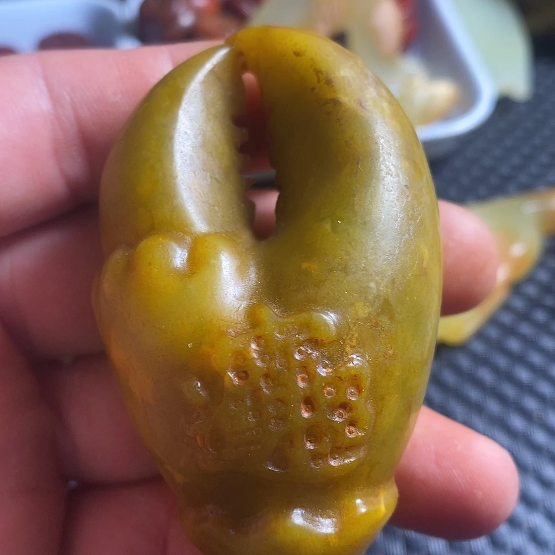 蛇纹石玉合金颈饰