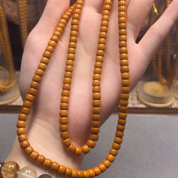 手串/手链橄榄核纯天然橄榄核核尖长串6.4