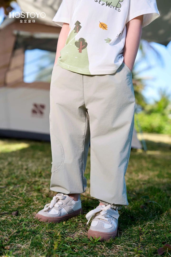 皇室童缘男童梭织九分裤