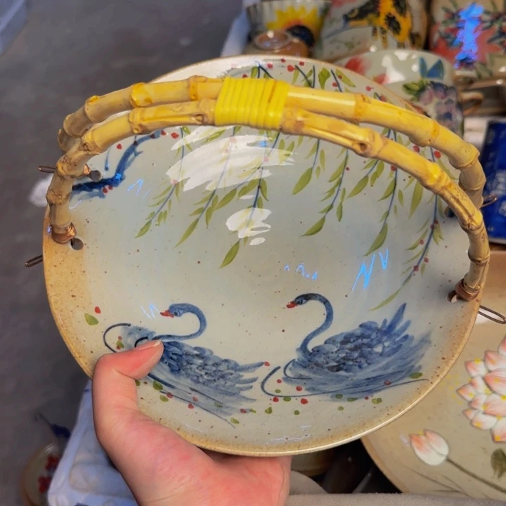 瓷片景德镇陶瓷手工手绘