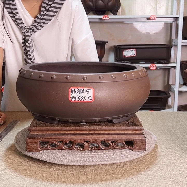 紫砂花盆紫砂花盆