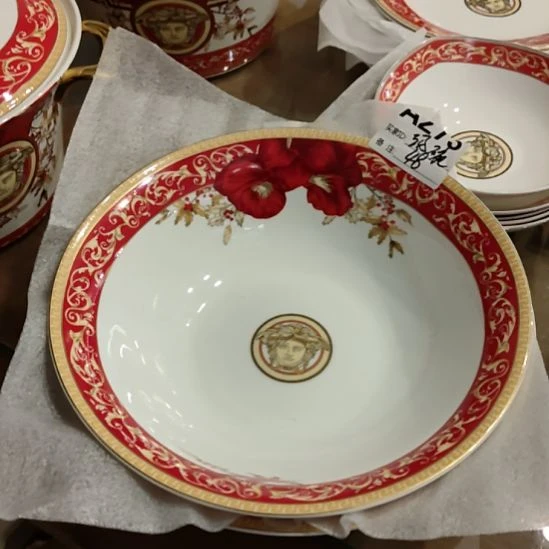 陶瓷汤碗口径23.5厘米特价不退换默认微瑕无磕碰