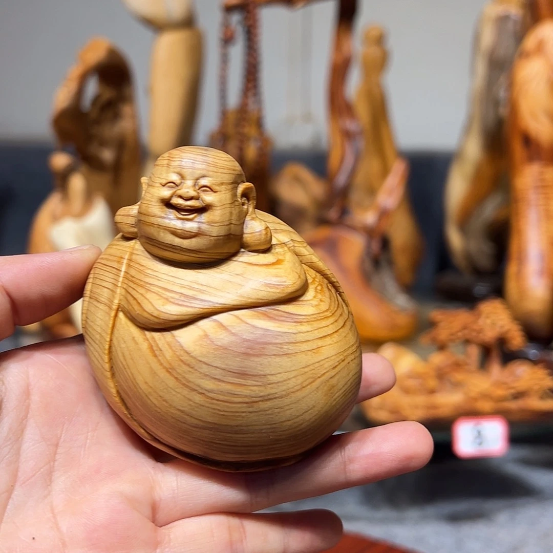 柏木崖柏木手把件摆件