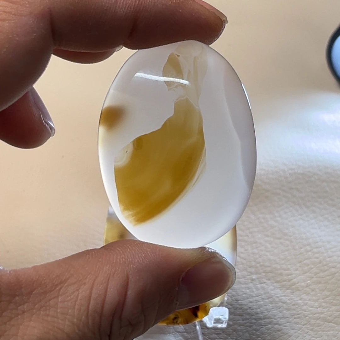 冰***天玛瑙/玉髓未镶嵌颈饰