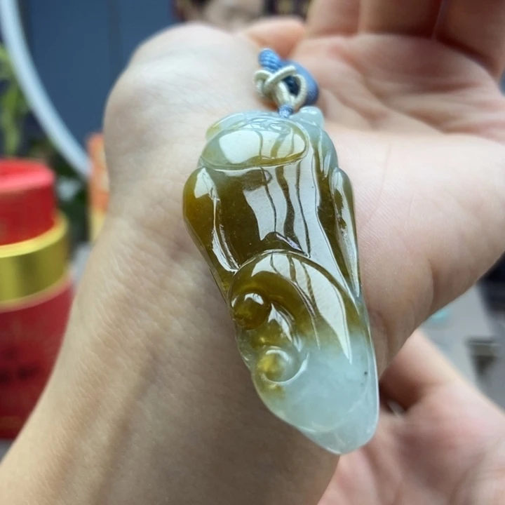 翡翠未镶嵌颈饰吊坠32