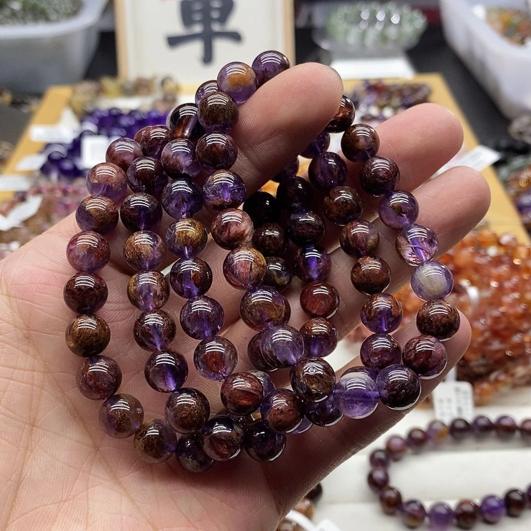 水晶手链未镶嵌多样性发货发一条