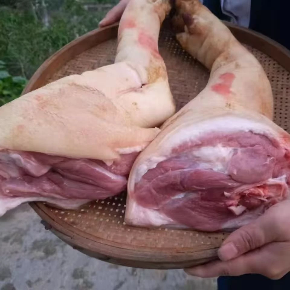 猪脚-【直播现称】跑山猪肉土猪鲜肉顺丰配送新鲜猪肉粮食鲜猪脚
