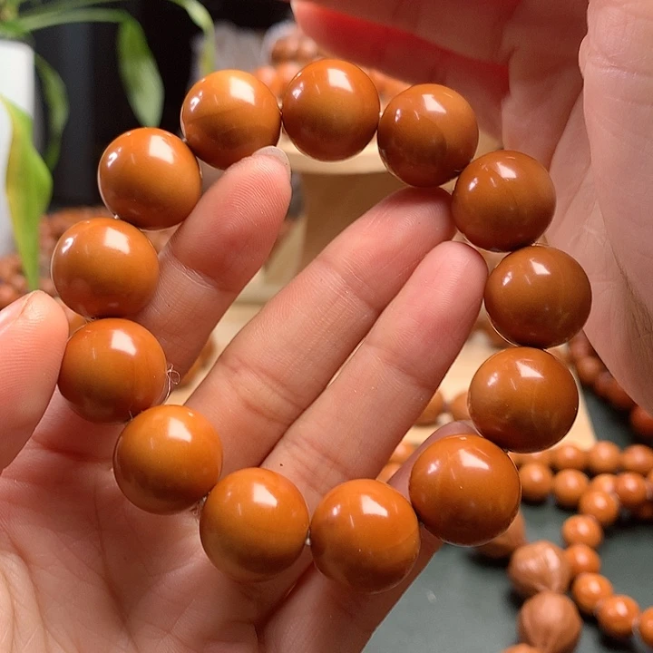 橄榄核手串1.65水晶核