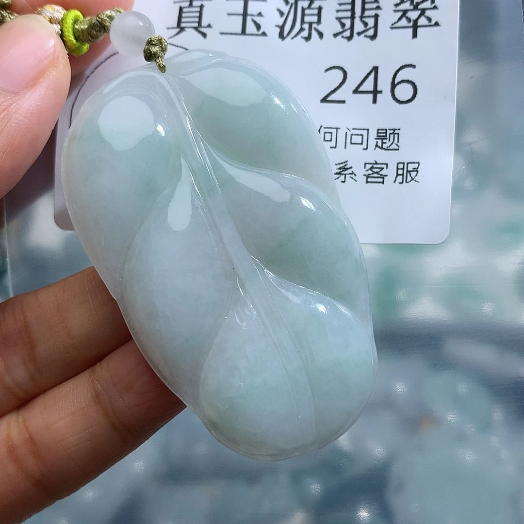 翡翠未镶嵌颈饰246