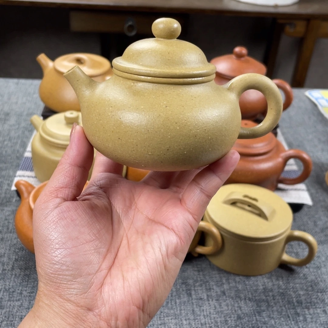 紫砂茶壶本绿容天全手30目160