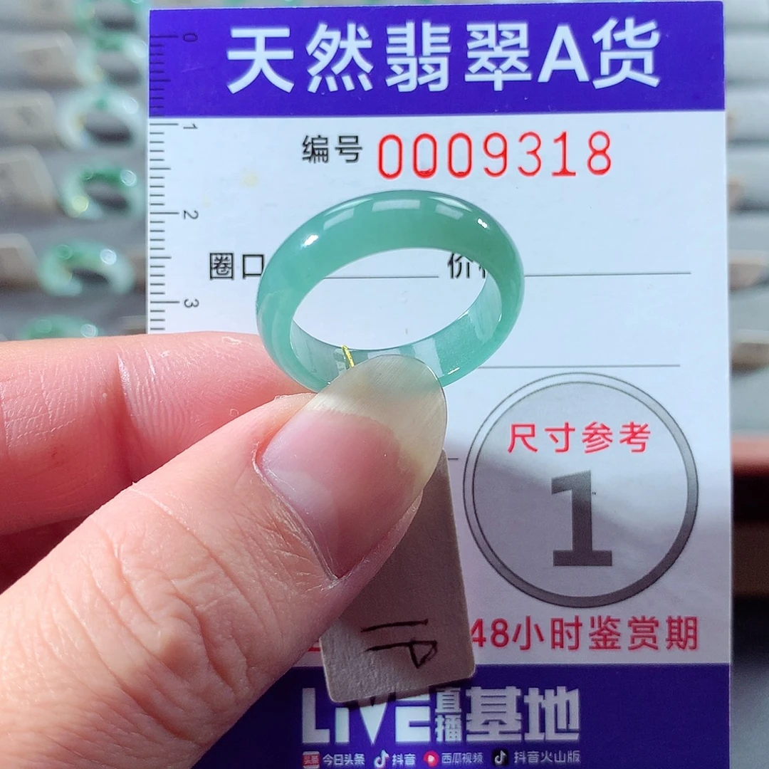 翡翠未镶嵌戒指19号