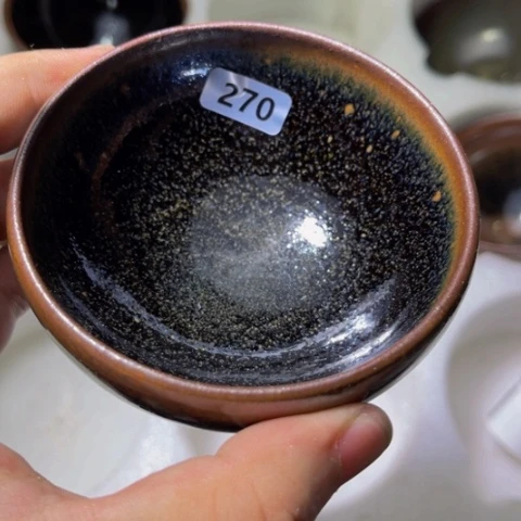 茶盏原矿原釉柴烧建盏