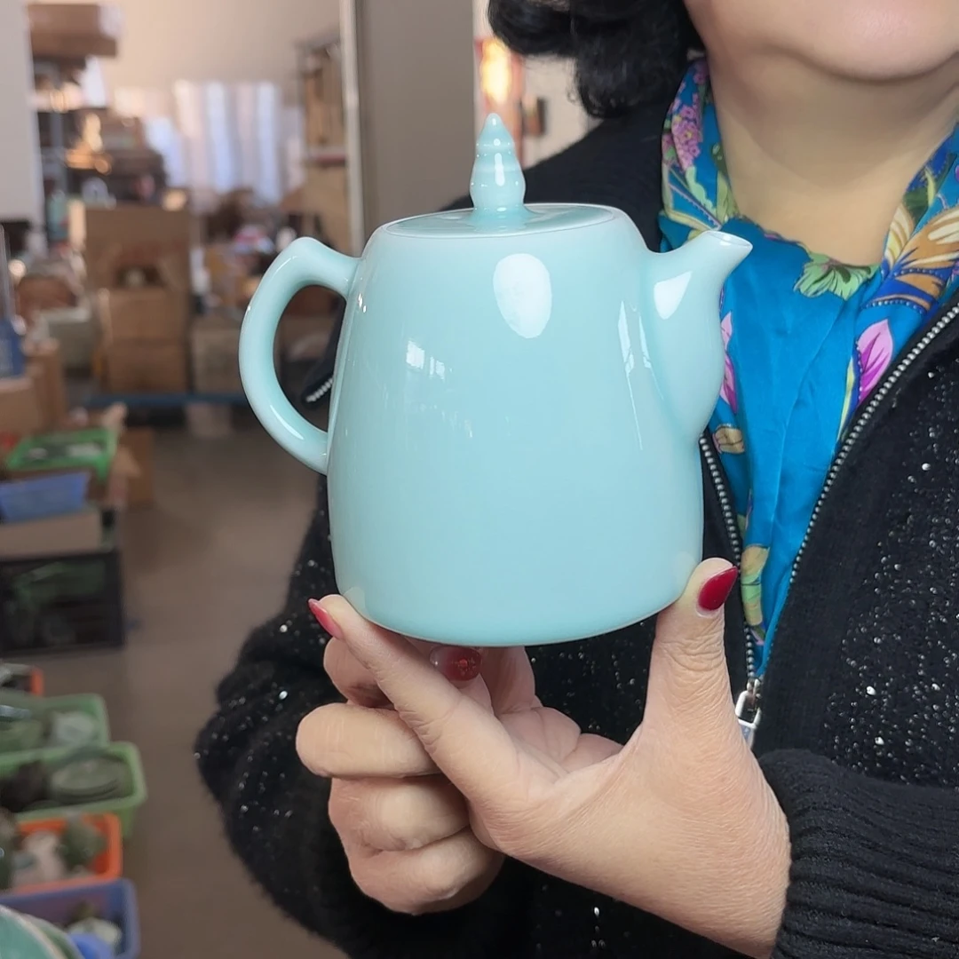 龙泉云间青瓷小米茶器